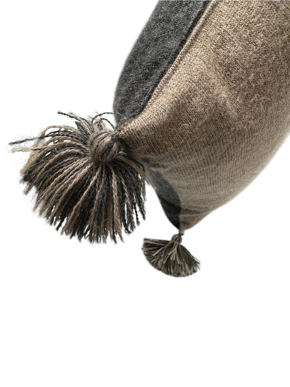 Restoration Hardware • Alpaca Pom Pom Double Sided Lumbar Pillow